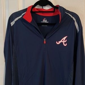 Men’s Atlanta Braves pullover - excellent condition
